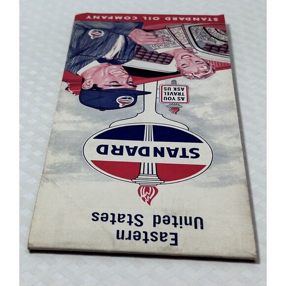 Vintage Standard Amoco Oil Company Central United States Map Advertising - Picture 12 of 13